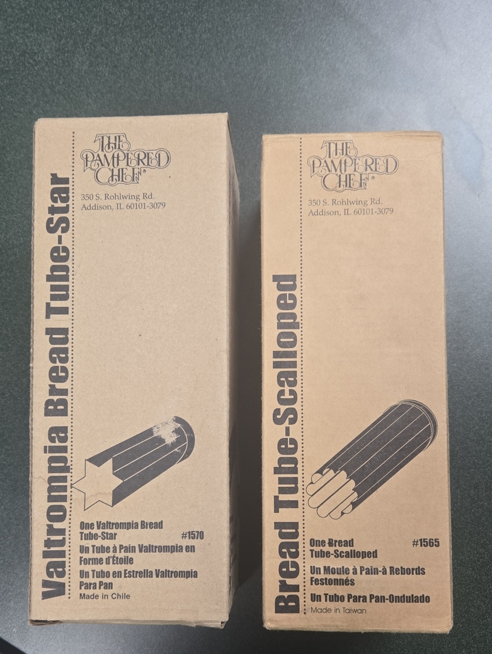 Pampered Chef Bread Tubes